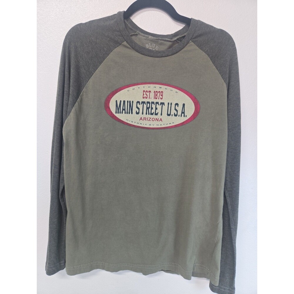 Blue 84 Cottonwood, Arizona "Main Street U.S.A." Raglan Graphic Tee M